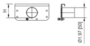 Modular 125 End Plate w/2" (50 mm) Outlet