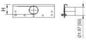 Modular 200 End Plate with 2" (50 mm) Outlet