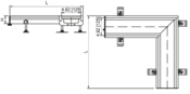 Modular 125 Corner Unit