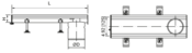 Modular 125 End Outlet