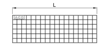 Modular 125 Mesh Grate