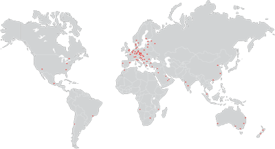 The ACO Group World Map